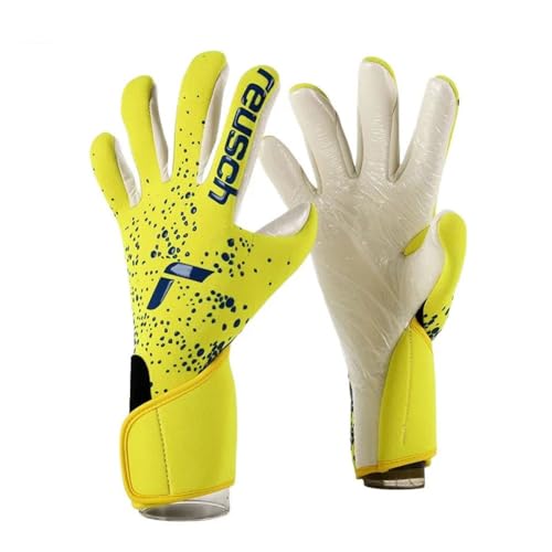 Gants de gardien de but de football résistants en latex avec protection doigts