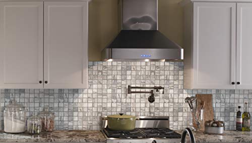 MSI Bernini Carbone 12 in. x 12 in. Glazed Matte Porcelain Square Kitchen Backsplash, Bathroom, Shower Wall Mesh-Mounted Mosaic Tile, Gray