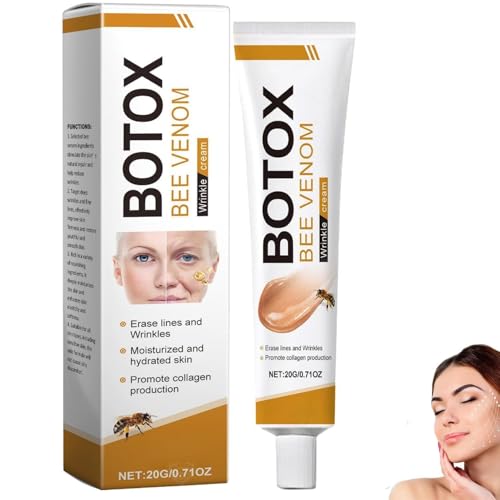 Crema antiarrugas de veneno de abeja, crema hidratante antiarrugas para rostro y cuello, crema hidratante para todo tipo de piel (1)