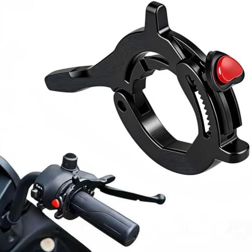 Image of Hodaqe Motorcycle Grip Assist Clip Accessory, Handlebar Support Clip for Long Rides with Release Button(1Pcs, Black)