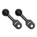 1.7"/4.5cm Aluminium 1"Ball and YS head adapter arm for Underwater Strobe/Housing ( 2 PCS )