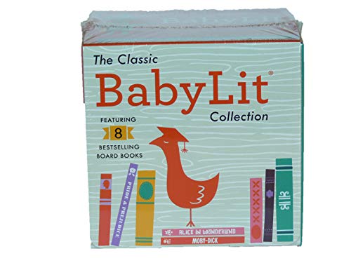 Image of The Classic Baby Lit Collection Boxed Set - Romeo & Juliet, Wizard of Oz, Sherlock Holmes, Pride & Prejudice, Moby Dick, Jane Eyre, Alice in Wonderland, Jungle Book