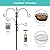 Best Choice Products 91in 4-Hook Feeding Station, Steel Multi-Feeder Kit Stand for Attracting Wild Birds w/ 2 Bird Feeders, Mesh Tray, Bird Bath, 4-Prong Base - Black