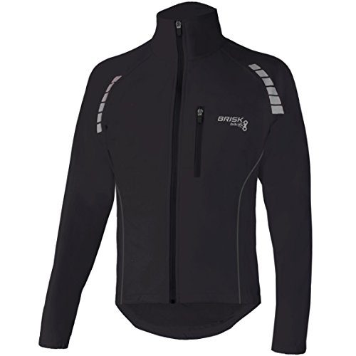 Chaqueta ciclismo hombre térmica Brisk Bike negra L miniatura 3