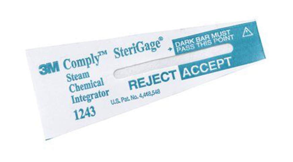 3M Comply (SteriGage) Chemikalienintegrator 1243A, 500 Stück
