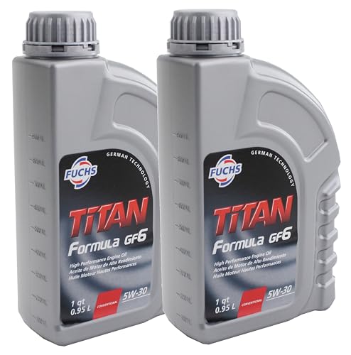 Aceite para motor Fuchs 2 Quart TITAN FORMULA GF-6 SAE 5W-30