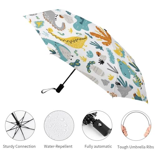 Parapluie pliant pingouins mignons, la solution contre la pluie - 3