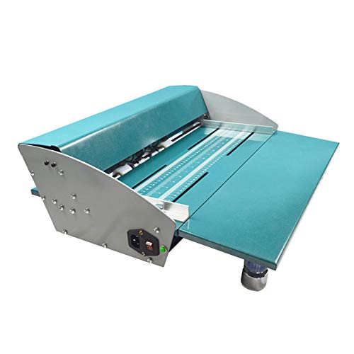 18 Inch Electric 3-in-1 Scorer Perforator Paper Creasing Machine Scoring Creaser Cutting Creasing Perforating with Cutting Perforating Blade as Free Gift