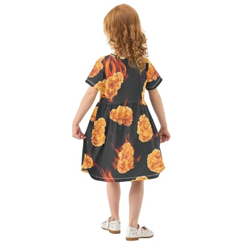 Toddler Dress Girl Clothes Short Sleeve Sundress Girls Casual Dresses3