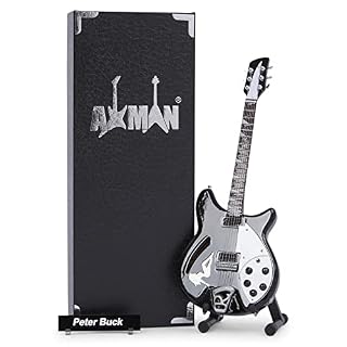Peter Buck (R.E.M) – Réplique de Guitare Miniature – Cadeaux de Musique – Ornement Fait à la Main … - Les Beatles, Paul McCartney, John Lennon, RIngo Starr, George Harrison
