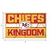 Rico Industries NFL Football Kansas City Chiefs Bold 3' x 5' Banner Flag Single Sided - Indoor or Outdoor - Home Décor