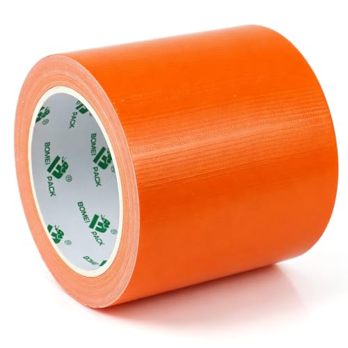Image of BOMEI PACK 1Pack 4inch Duct Tape Heavy Duty Waterproof Orange 9Mil 20Yds