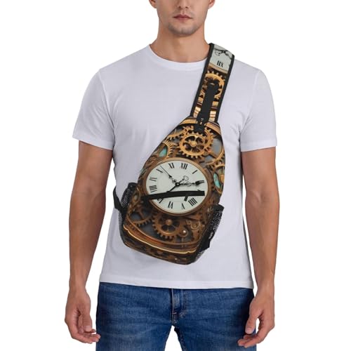 Mochila de hombro Rusty Steampunk para viaje y senderismo miniatura 2