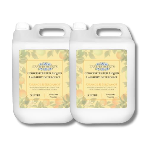 Orange & Bergamot Liquid Laundry Detergent 2 x 5 Litre