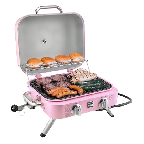 Kenmore Griglia a gas portatile retrò a 2 fuochi