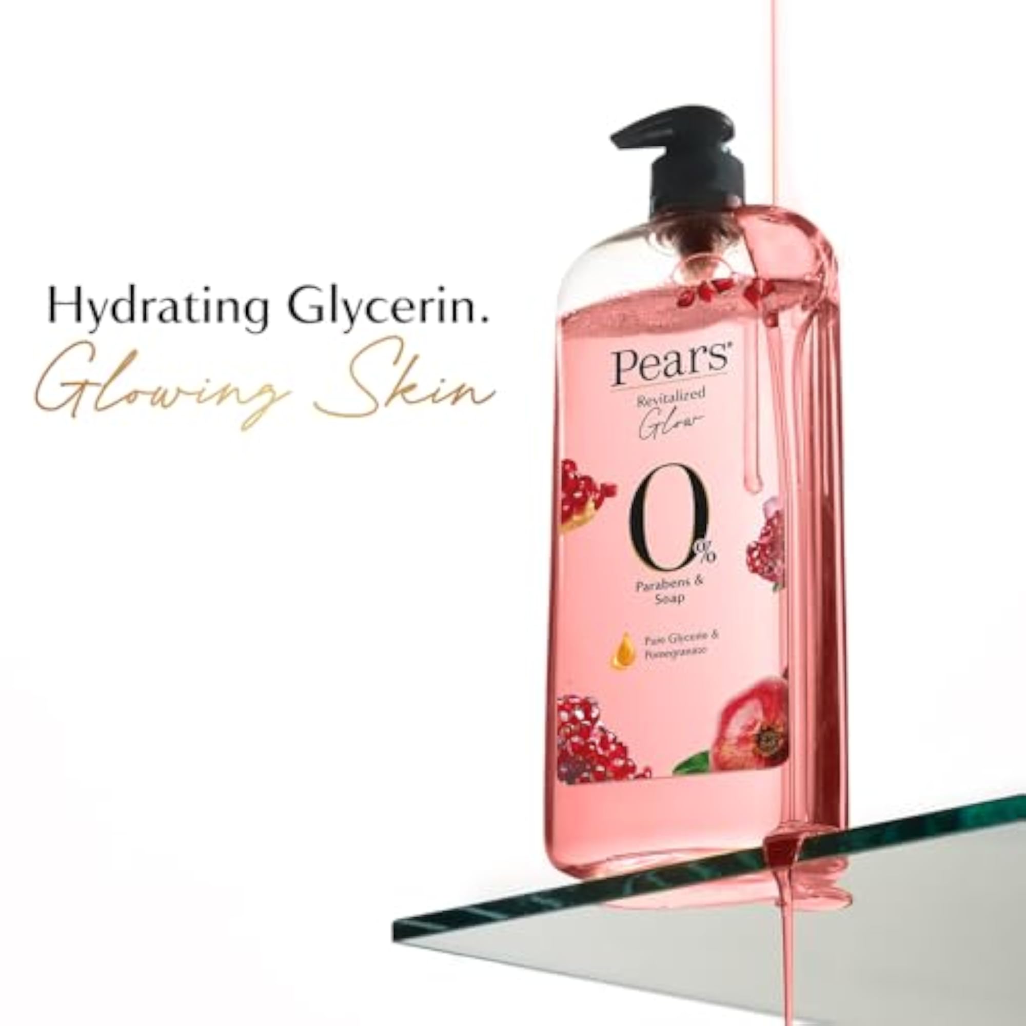 Glycerin Revitalized Glow Body Wash with Pomegranate