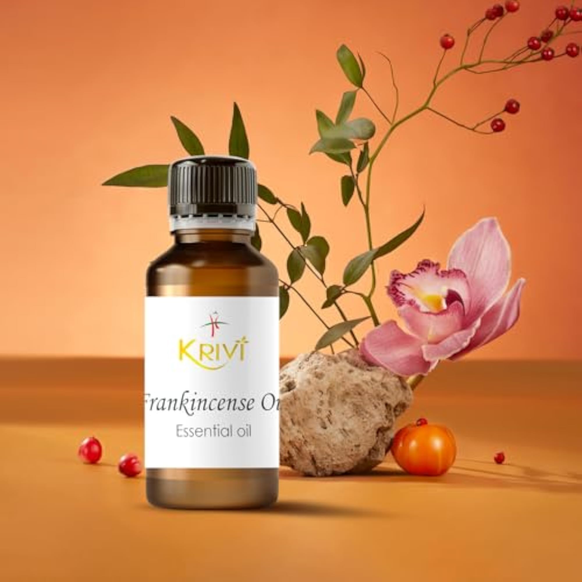 Krivi Frankincense Essential Oil, 100ml, Aromatherapy