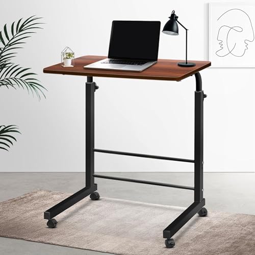 Image of TECHNOVIBES Foldable Study Table /Bed Table /Foldable and Portable Wooden /Writing Desk for Office /Home /School (Wooden with Black Leg)