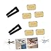 Yardwe Kit 1 Set Balance Piece Fan Light Securing Clip Weight Accessories Epoxy Tool Fan Clips Ceiling Fan Suite Supplies Ceiling Fan Blades Metal Balancer