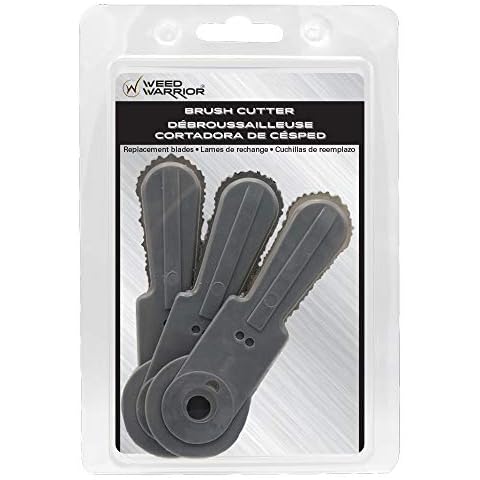 Weed Warrior Brush Cutter Replacement Blades for Brush Cutter Head, 3 Count, Basic Cover