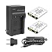 TURPOW 2 Pack NP-45 NP-45A NP-45B NP-45S Battery & Charger Compatible with Fujifilm FinePix XP20 XP30 XP60 XP70 XP80 XP90 XP120 XP130 XP140 T350 T360 T400 T500 T510 T550 T560 JX500 JX520 JX550 JX580