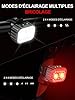 CIRYCASE Lumiere Velo Avant et Arriere, 8 + 12 Modes d'Éclairage Lampe Vélo LED Étanche IPX6, USB Rechargeable Eclairage Velo pour Cyclysme VTT, VTC, Bicyclette, Longue Durée de Vie de la Batterie #2