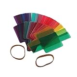 ♫Bricolaje: la película de color universal es lo suficientemente grande como para cubrir el cabezal de flash más grande, y el cabezal de flash más peque?o se puede engarzar o recortar según sea necesario.