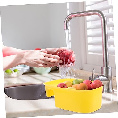 Colador para fregadero de cocina SHOWERORO plástico amarillo miniatura 4