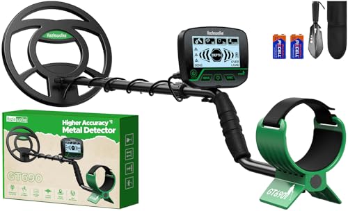 Image of Metal Detector for Adults & Kids, High Accuracy 10 inch Waterproof Search Coil with All Metal & Disc Modes, Kids Metal Detectors Gold Detecting for Beginners, Junior & Youth