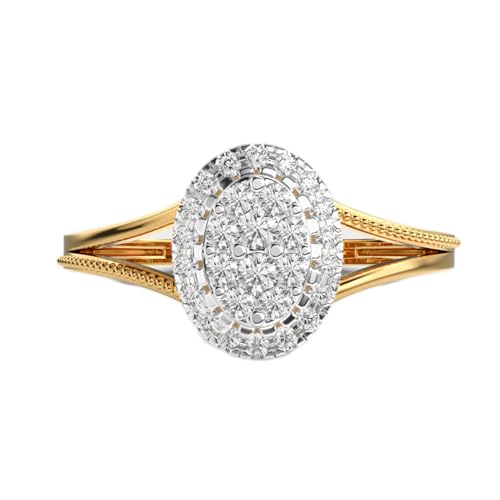 Bague solitaire en argent 925 et moissanite de luxe fait main