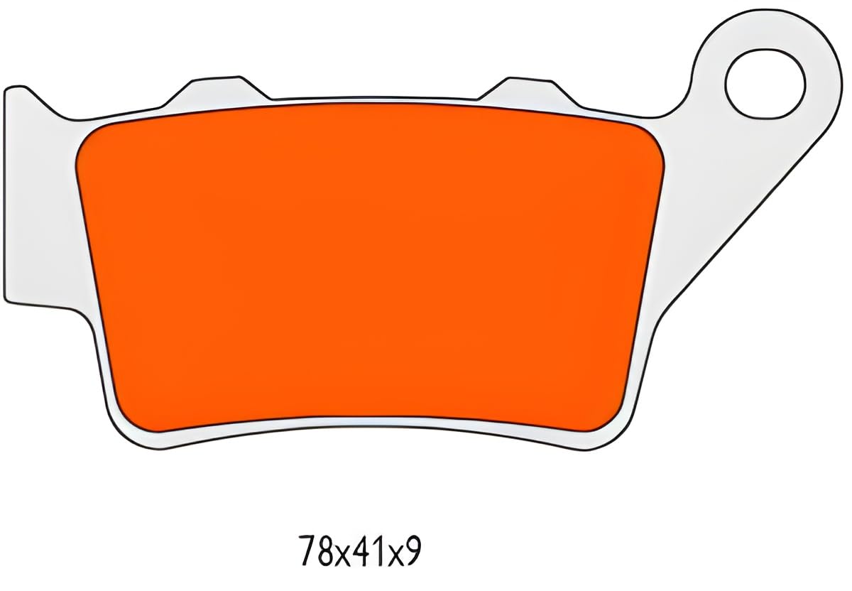 Bremsbeläge Naraku organisch, hinten für KTM Duke 125, 390