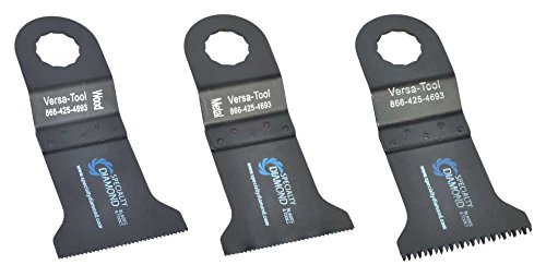 Hoja de sierra oscilante de 45 mm juego de 3 piezas sb-k1 compatible con sonicrafter
