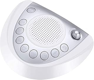White Noise Machine Raynic Sound Machine Portable Sleep Machine with 24 Natural Soothing Sounds, Timer, USB Port, Headphone Jack for Baby, Kids, Adults, Travel, Office, Home (Silver)