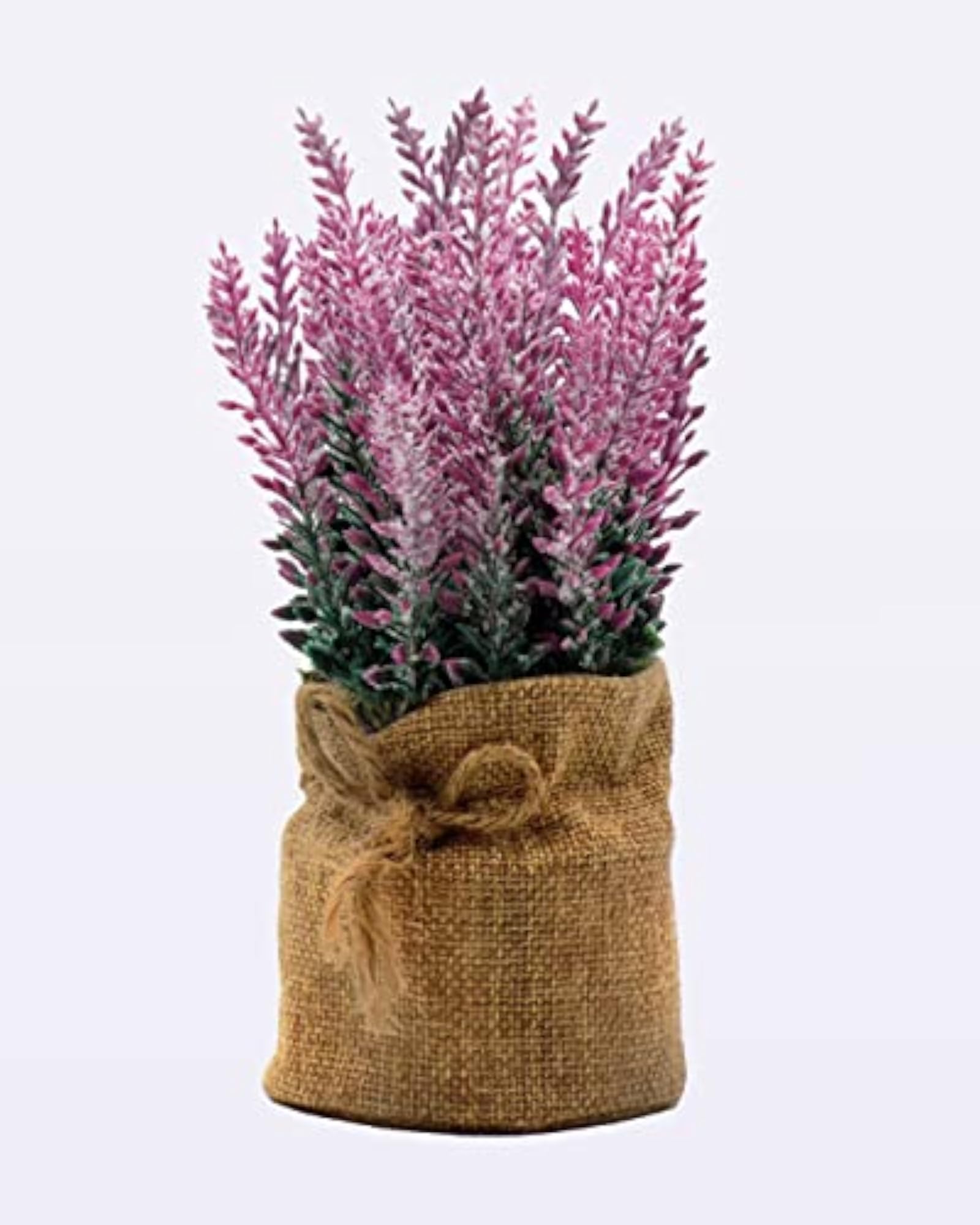 Artificial Pink Plant with Sack Bag for Home Décor