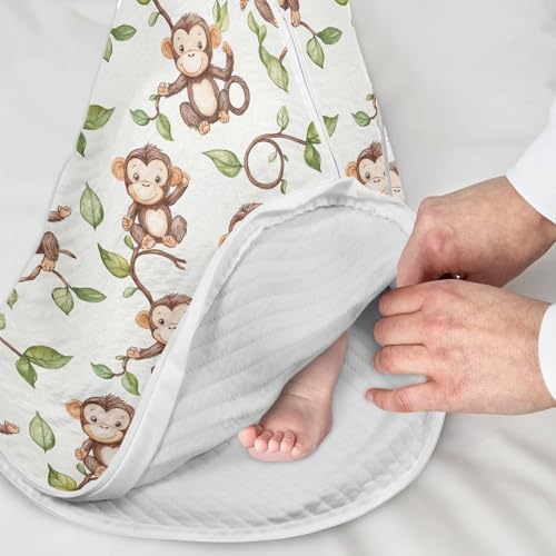 Image of vvfelixl Bright Funny Dinosaurs Baby Sleeping Bag Sleep Sack,Baby Wearable Blanket Sleep Suit for 0-6 Months