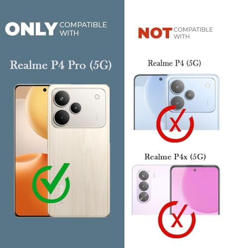 Image of Jkobi Leather Finish Back Cover Case for Realme P4 Pro (MagSafe Compatible Wireless Charging | Soft Touch | Camera Bump Protection)