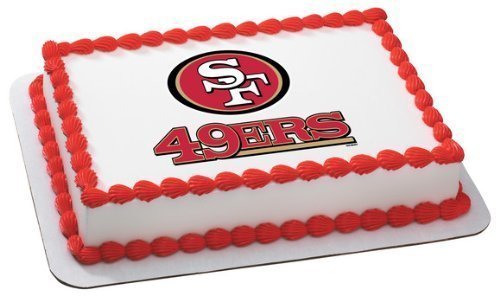 1 X NFL San Francisco 49ers ~ Edible Cake Image Topper by DecoPac