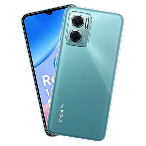 Image of COVERBLACK Rubber Back Cover for Mi Redmi 11 Prime (5G) - Transparent