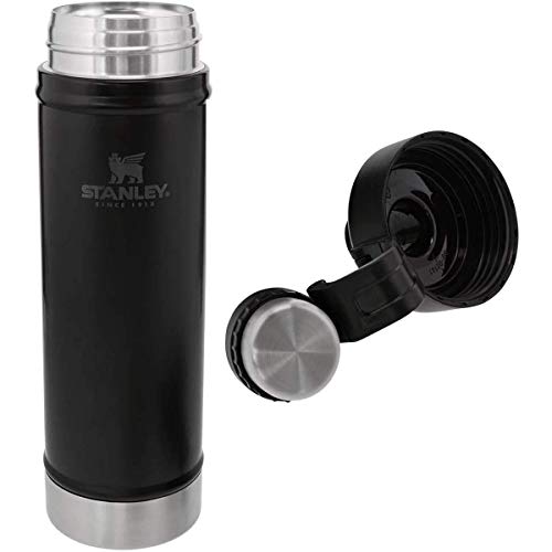 Garrafa Térmica Stanley 750ml Classic Hydration Preta Aço Inox