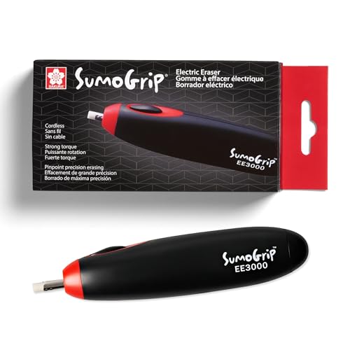 Sakura EE-3000 SumoGrip Electric Eraser Kit Cordless Black