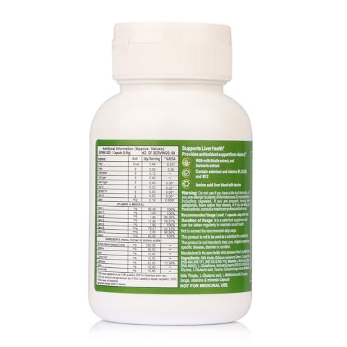 Image of Nature's Way Alive Complete Liver Cleanse & Detox Supplement with Milk Thistle & Glutathione | Supports Natural Liver Health & Fatty Liver Care | 60 Veg Capsules