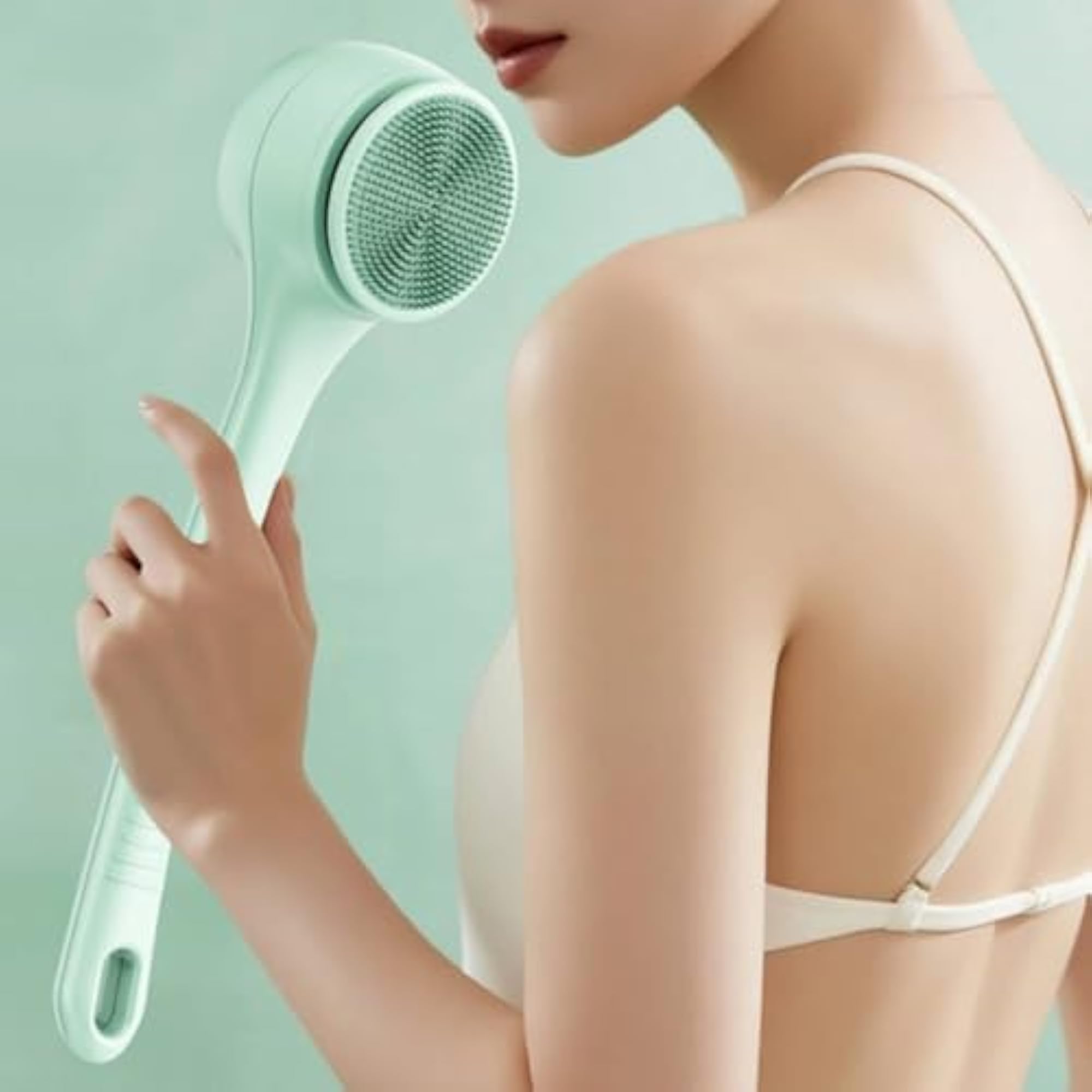 Rotating Electric Brush with Interchangeable Heads