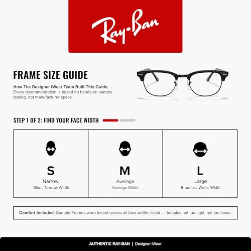 Image of Ray-Ban RX5154 Clubmaster Square Eyeglasses for Men for Women