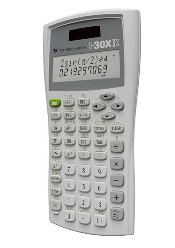 Texas Instruments TI-30XIIS Scientific Calculator, White | Two-line calculator; Statistics and Advanced Scientific Functions - image 7