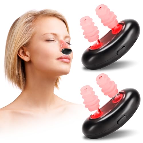2Pcs Colds Red Light Nasal Therapy Device Red Light Nasal Therapy Instrument Red Light Nasal Therapy for Nose Nasal Soothing Device