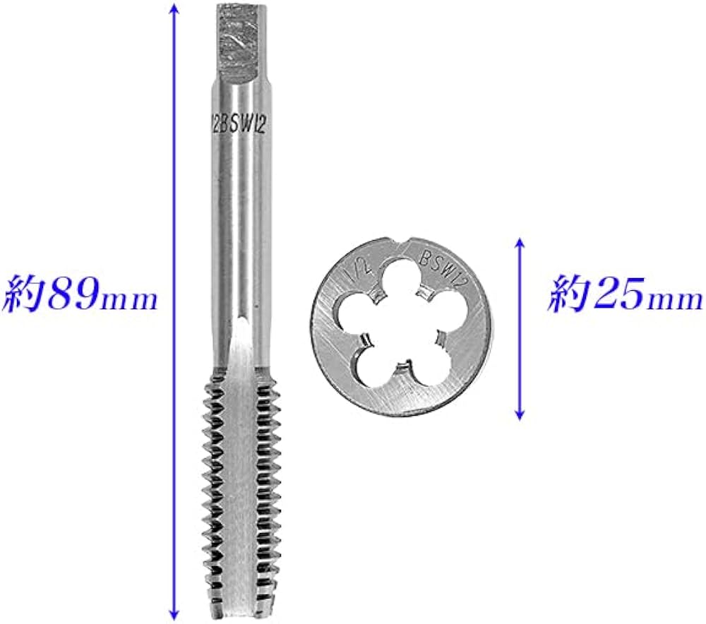 ダイス 4個 彌満和製作所 アメリカ管用テーパねじ用ソリッドダイス D NPT 1/4-18 1