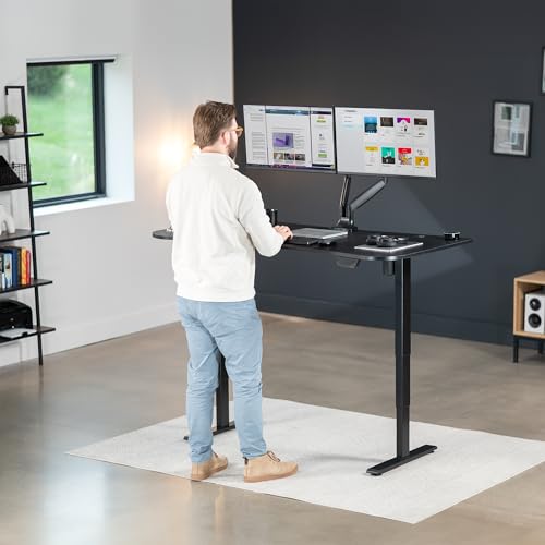 Electric standing desk adjustable