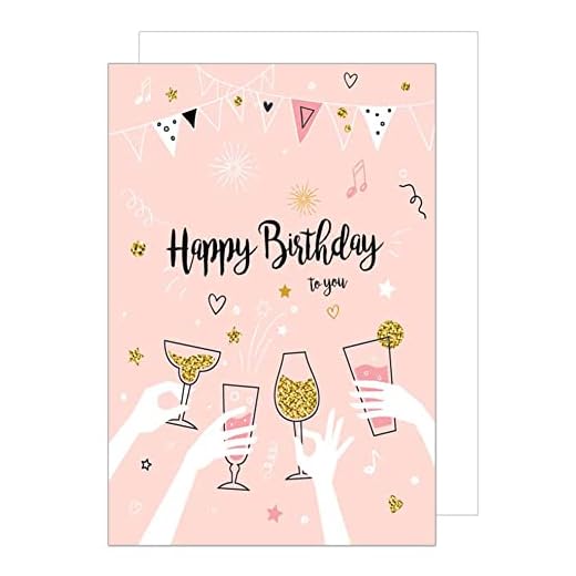 Edition Seidel - Tarjeta de felicitación de cumpleaños con sobre, diseño de hombre y mujer (G2954 SW022)