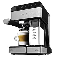 Cecotec Halbautomatische Espressomaschine Power Instant-ccino 20 Touch Serie Nera. 1350 W, 20 Bar Druck, 500 ml Milchtank, Touch-Steuerung, 1,4 Liter Wassertank, Edelstahl-Finish – Ansicht 1