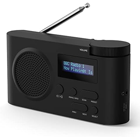 i-box Anthem Portable DAB Radio with USB Cover